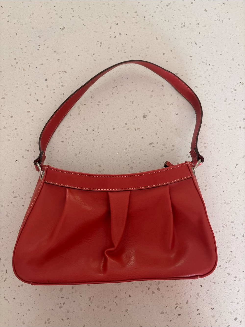 Villager Red Faux Leather Shoulder Bag Classic Women's Handbag